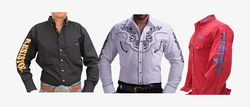 Camisas Vaqueras - Camisas Wrangler Cuernos Chuecos, transparent png #4192769