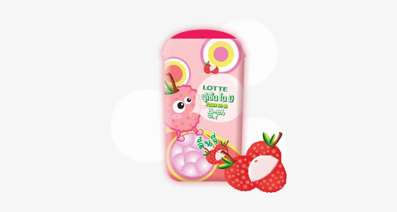 Lychee Flavor Fusen No Mi Is Bubble Gum Suitable For - Strawberry, transparent png #4193038