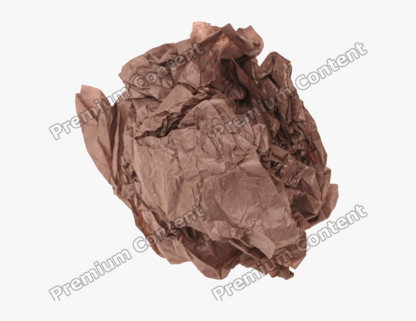Crumpled Paper - Chocolate, transparent png #4193146