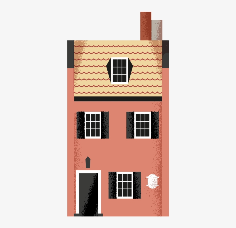 This House Was Originally A One-story Colonial Structure, - Architecture, transparent png #4193277