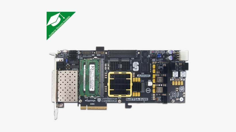 Top View Product Image Of The Netfpga Sume Virtex 7 - Virtex 7, transparent png #4193511