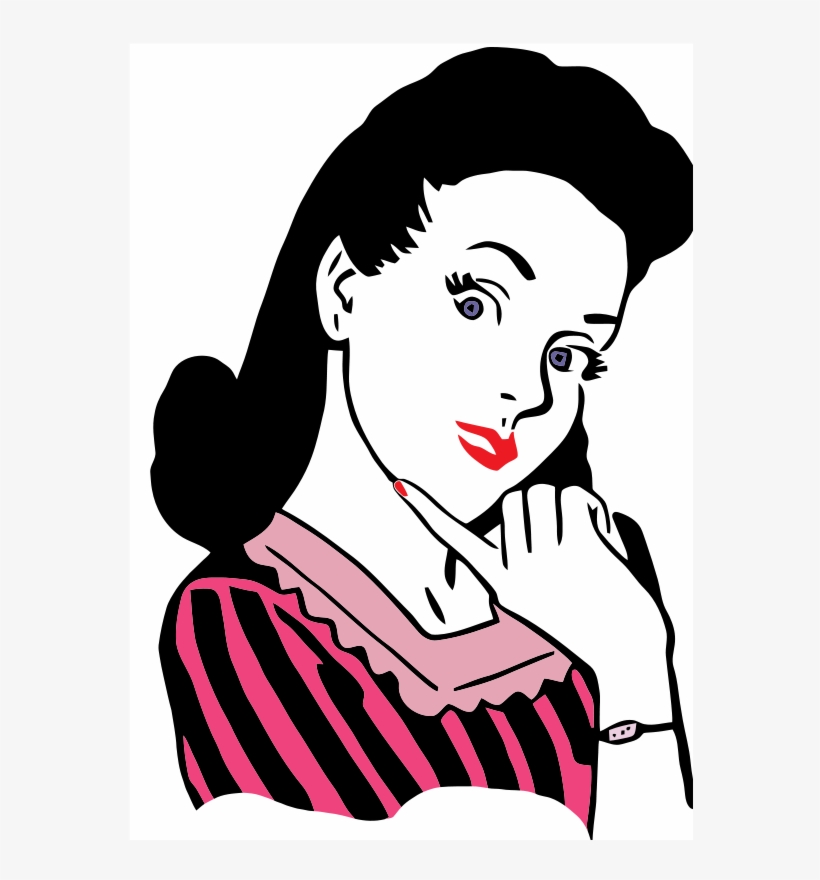 50s - Woman Clipart Png, transparent png #4193781