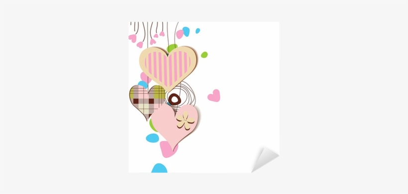 Love Card, Hanging Decorative Hearts Sticker • Pixers® - Scl22 Galaxy Note 3 スマホケース Au エーユー ノート3 005349 ラブリー, transparent png #4194188