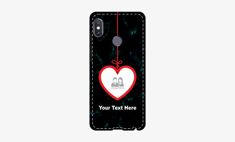 Xiaomi Redmi Note 5 Pro Hanging Heart Mobile Cover - Redmi Note 5 Pro Back Cover, transparent png #4194248