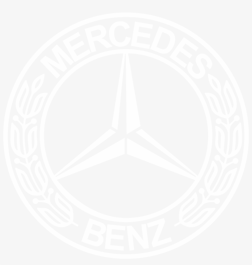 Mercedes Benz Logo Black And White - Ps4 Logo White Transparent, transparent png #4194340