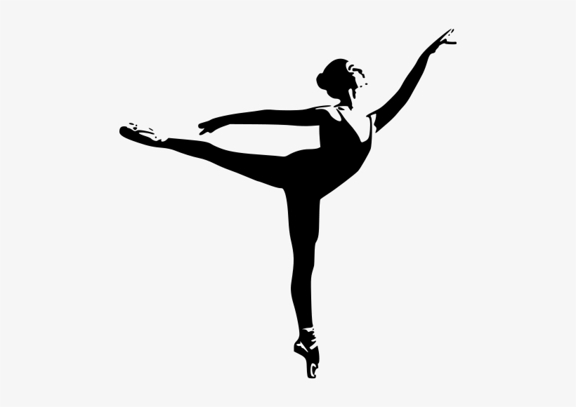 Arabesque Bio - Dancing Silhouette Gif Ballet, transparent png #4194516