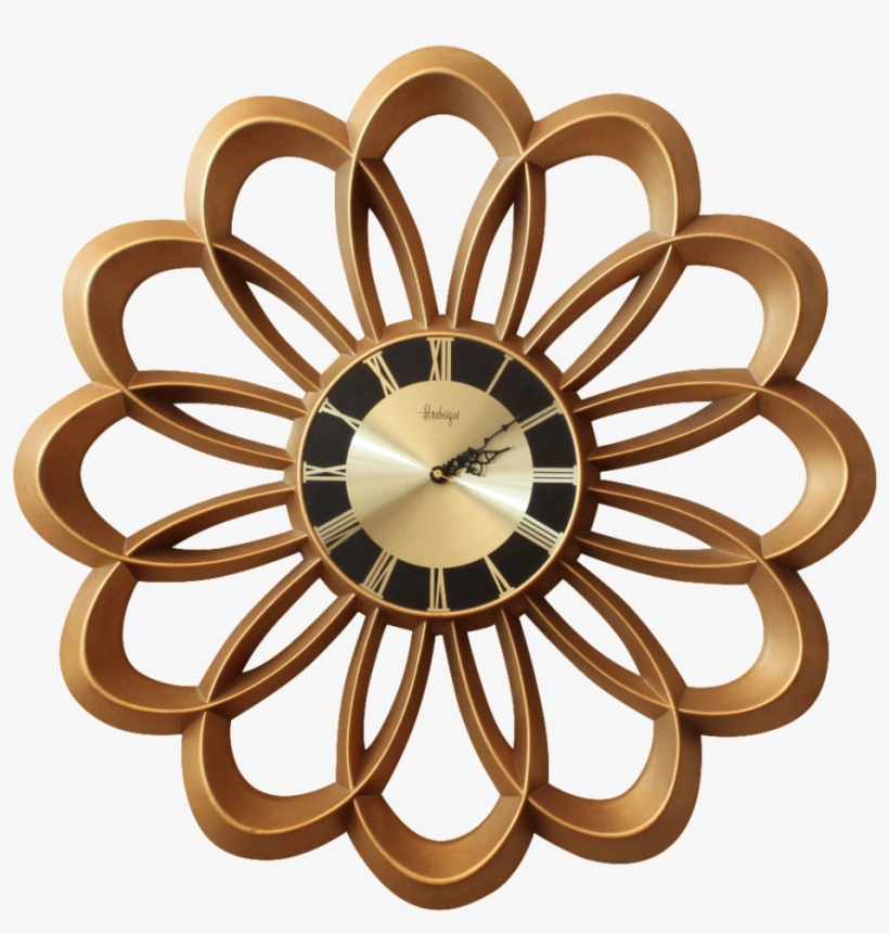 Burwood Atomic Arabesque Wall Clock - Wall Clocks, transparent png #4194779