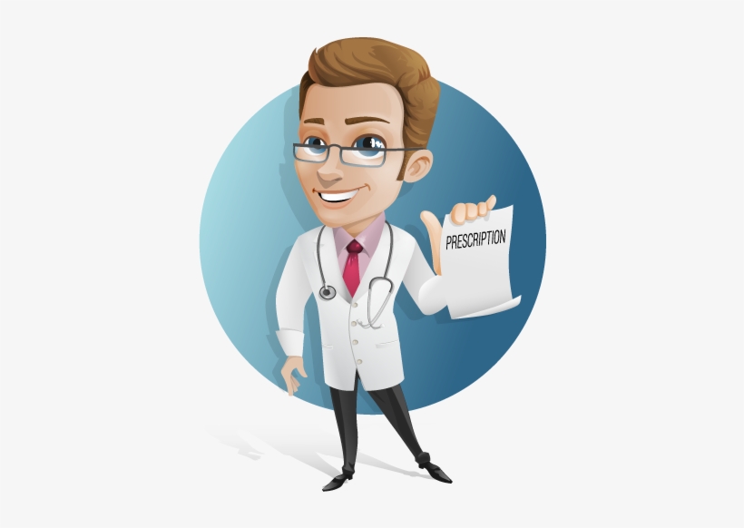 Y Que Se Podrán Estimar En Función De Los Costes Variables - Doctor Writing Prescription Clipart, transparent png #4194933