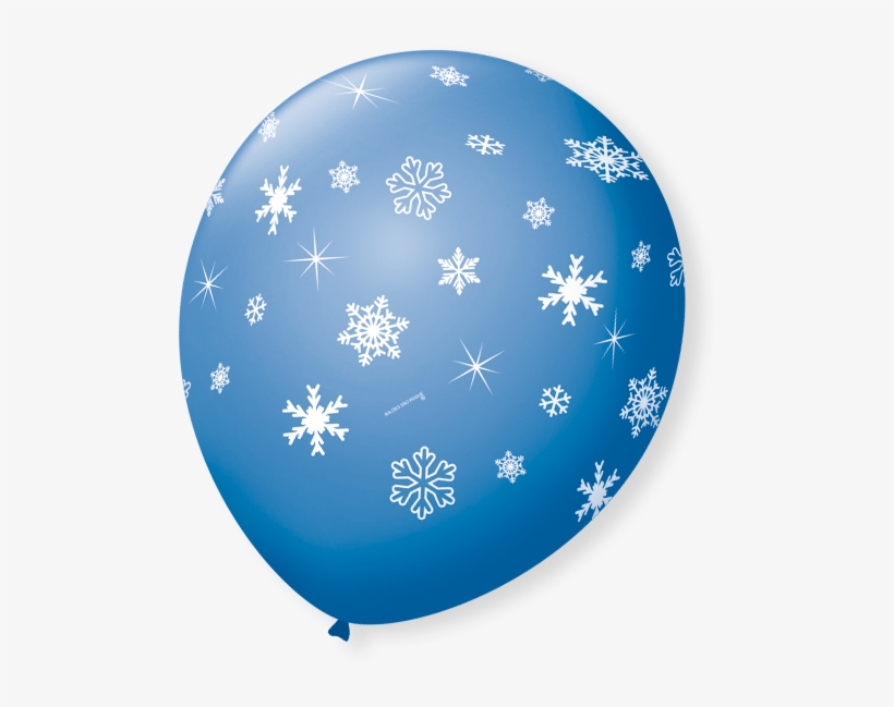 Balão Latex Nº9 - Balao Flocos De Neve Sao Roque, transparent png #4195029