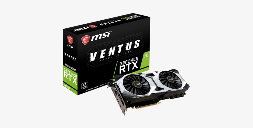 Msi Graphics Card Gtx Gaming 1080 X 8g - Msi Rtx 2080 Ti Ventus, transparent png #4195064