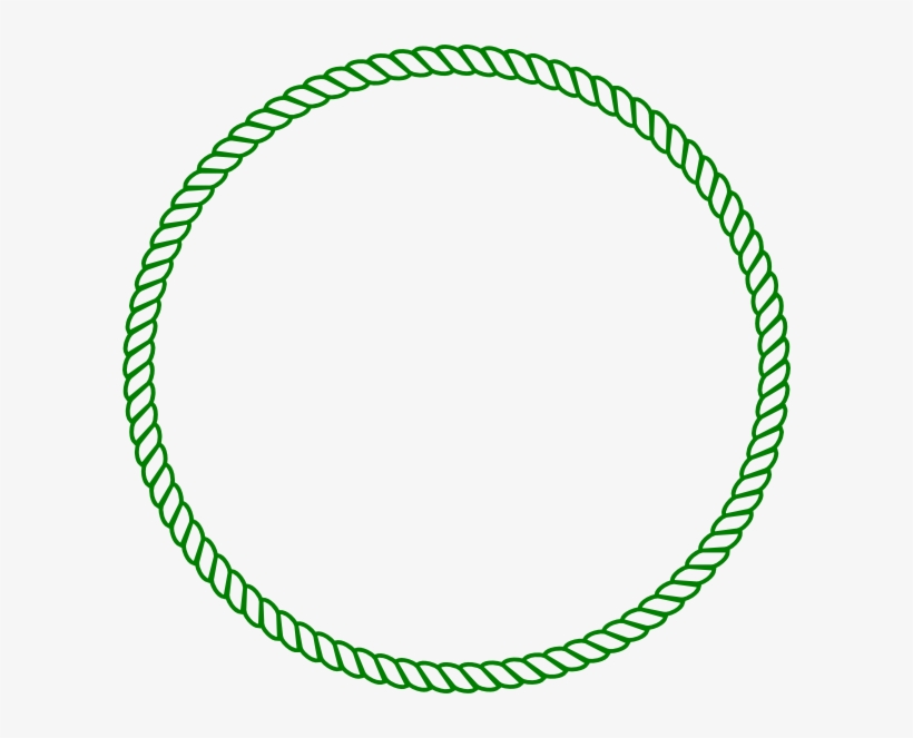 How To Set Use Rope-green Clipart - Frame Rope Circle Png - Free  Transparent PNG Download - PNGkey