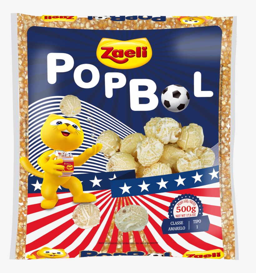 Alimentos Zaeli Lança A Pipoca Popbol Na Apas - 2017 Here For The Party A Political Coloring Calendar, transparent png #4196710