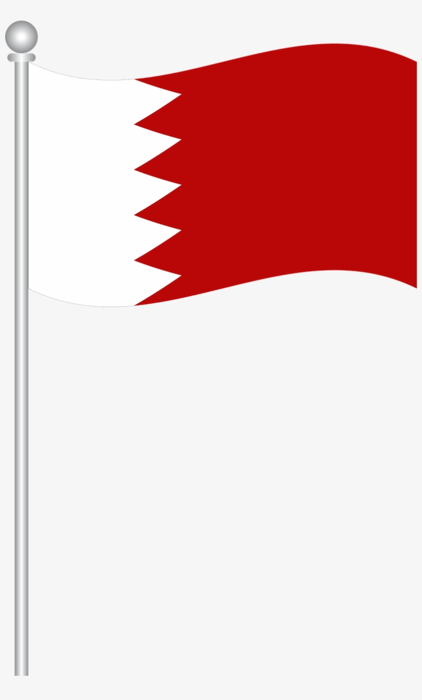 Flag Of Flag,free Vector Graphics,free - Bahrain Flag Png, transparent png #4197200