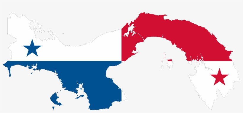 Panama Map Flag - Panama Map And Flag, transparent png #4197256