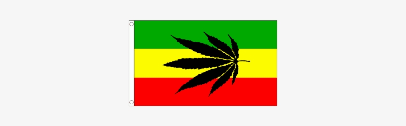 Cannabis Reggae Flag - Cannabis Reggae, transparent png #4197282