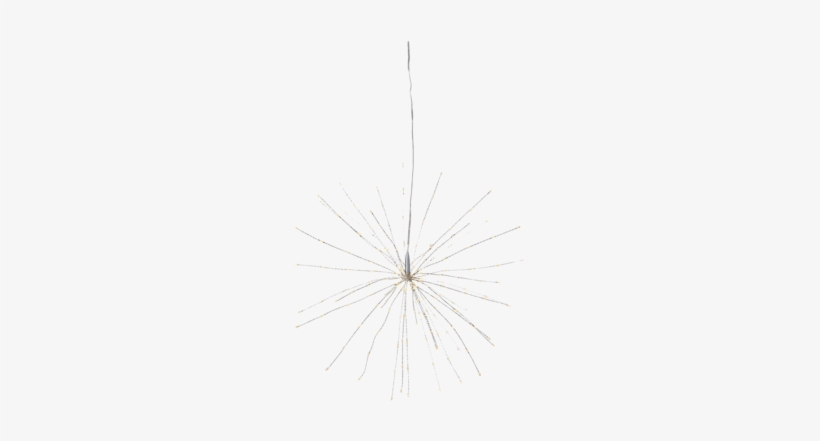 Deco Hanging Firework Silver - Circle, transparent png #4197305