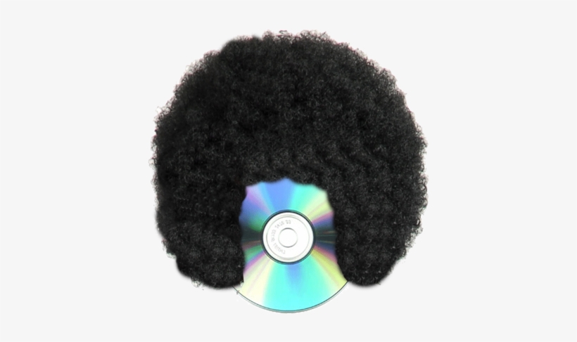 Afro Wig, A Social Media Shout Out, A Free Digital - Blank Cd, transparent png #4197333