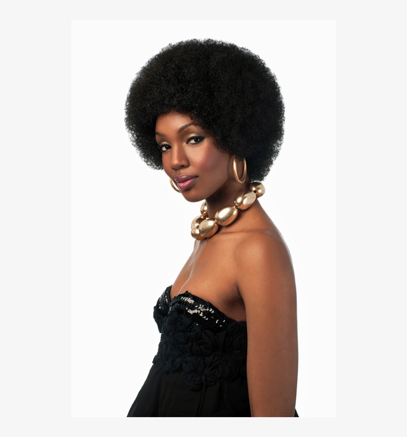 Sleek Wig Fashion Big Afro Synthetic Wig, transparent png #4197526