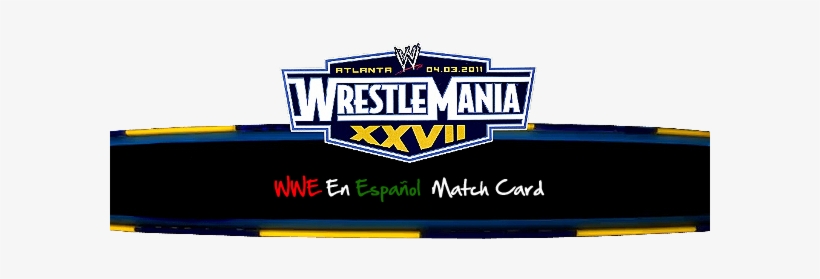 Wrestlemania Xxvii Será La Vigesimoseptima Edición - Wrestlemania Xxvii Pay Per View Card Slam Attax Rumble, transparent png #4197893