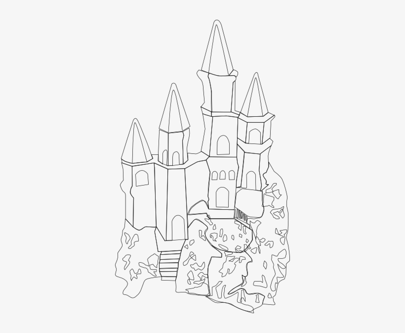 How To Set Use Castle Outline Svg Vector, transparent png #4198096