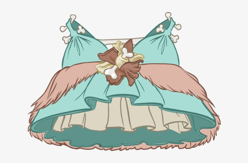 Glam Glam Gown Icon - Vestido Club Penguin, transparent png #4198485