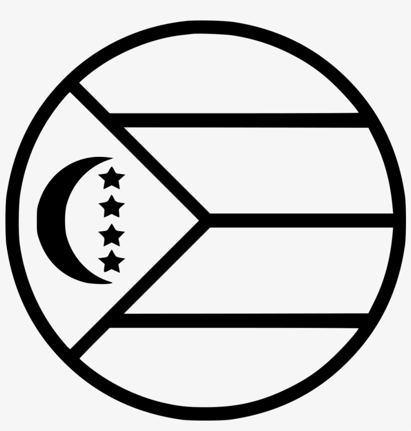Country Flag Comoros - Philippines Flag Black And White, transparent png #4198794