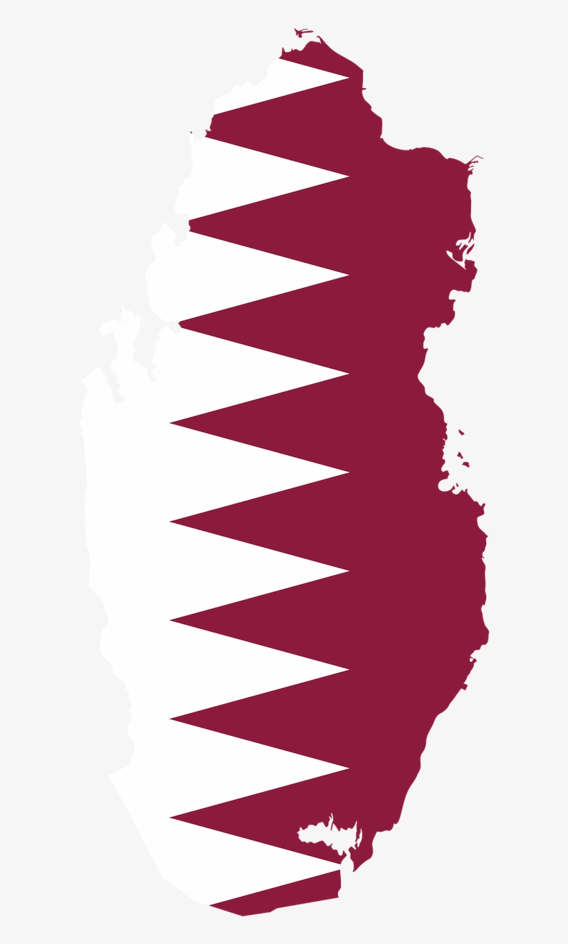 Borders Country Flag - Clip Art Qatar Flag, transparent png #4199068
