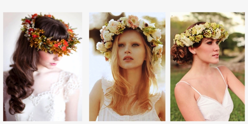 Corona De Flores Para Novia En Colores Vivos - Crown, transparent png #4199310