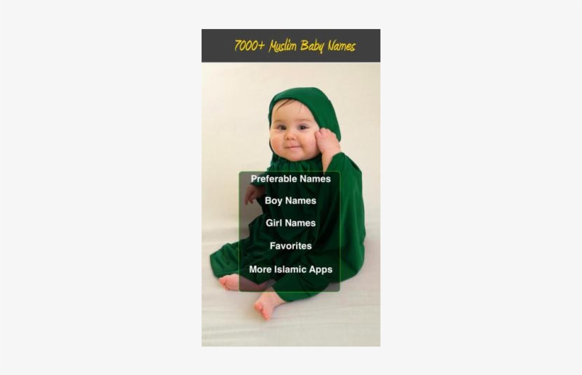 Muslim Baby Names - Cute Islamic Baby In Turban, transparent png #4199463