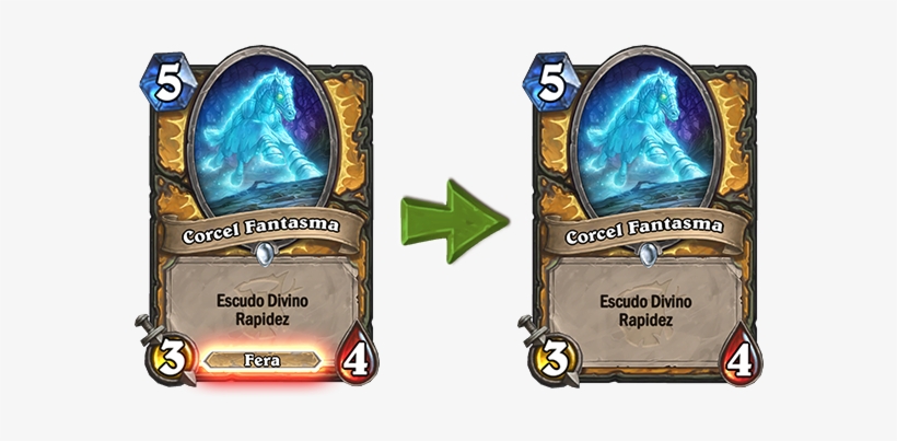 Enus Ghostlycharger Hs Body Lw - Old Hearthstone Cards, transparent png #4199730