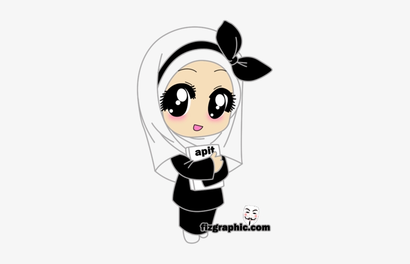 Cartoon Wanita Hijab Kartun