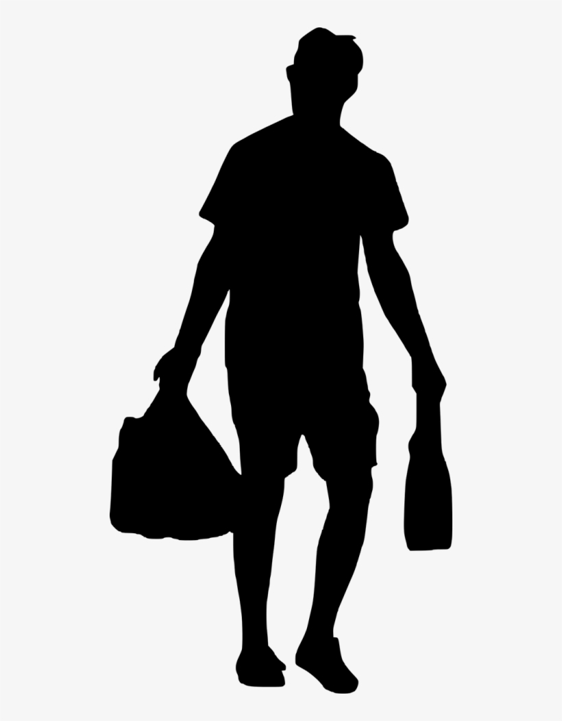 Food Shopping Bags Silhouette, transparent png #420064