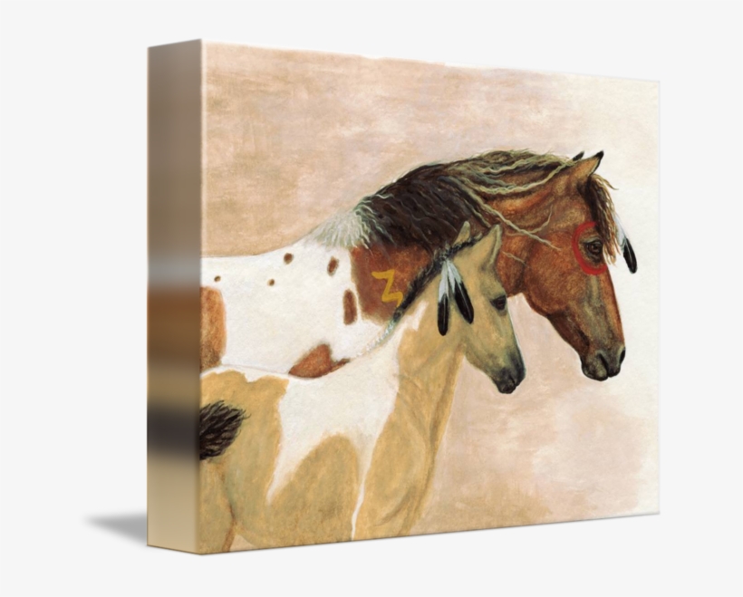 Buckskin Paints Majestic Horses By Amylyn Bihrle Png - 'buckskin Paints Majestic Horses' Graphic Art Print, transparent png #420331
