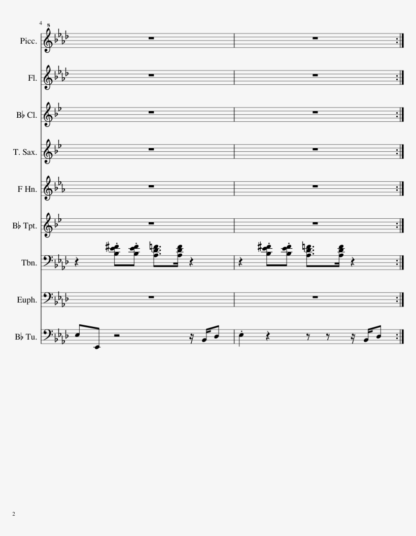 Fresh Prince Of Belair Sheet Music Composed By Braxton - Sheet Music, transparent png #420503