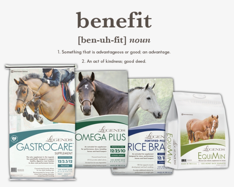 Legends Feed Bags - Legends Rice Bran Fortified Pelleted Horse Supplement, transparent png #420614