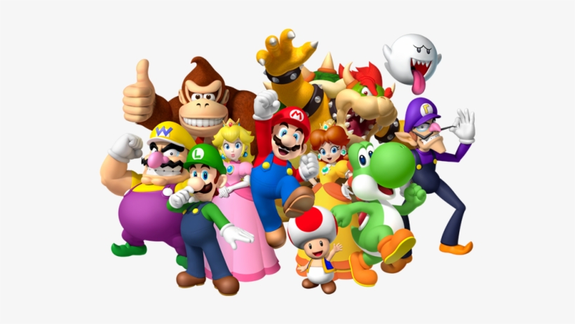 Ci16 Parentssection Introductiontonintendo Nintendocharacters - Super Mario Bros Nintendo Video Gaming Poster 36x24, transparent png #420951