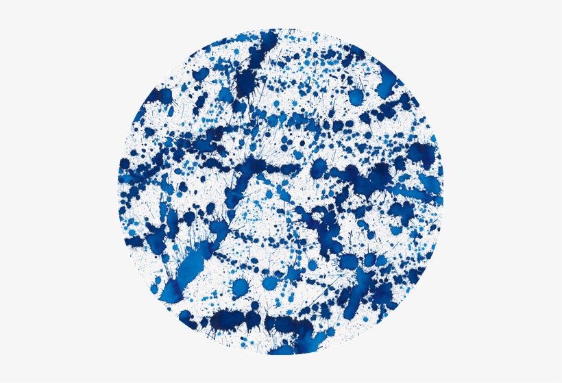 Splatter Paint Paper Goods - Blue And White Paint Splatter, transparent png #421107