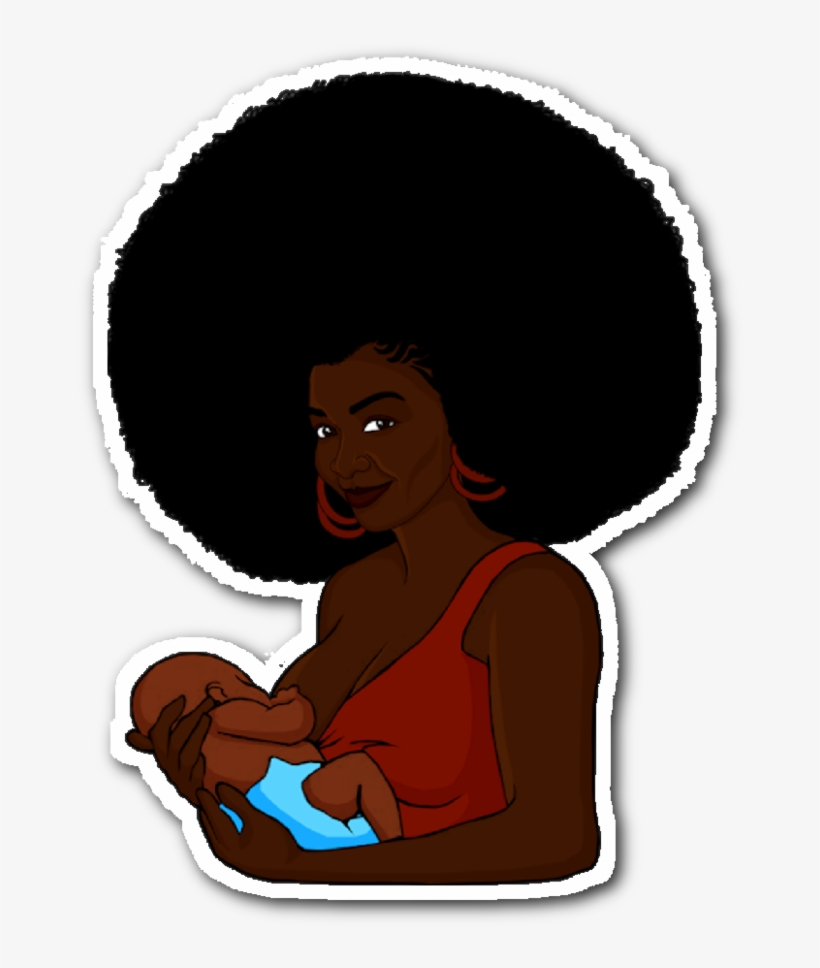 Image Black And White Download Fierce Sticker I Love - Afro-textured Hair, transparent png #421268