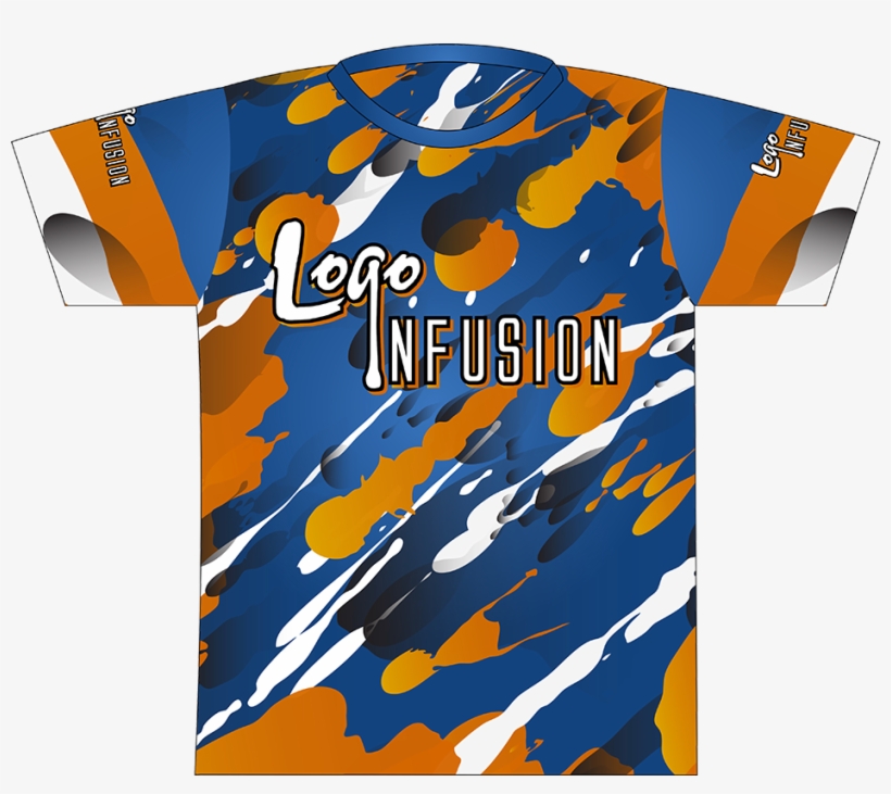 Logo Infusion Signature Blue/orange Splatter Express - Infusion, transparent png #421314