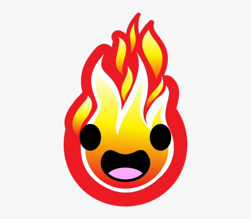 Hot Fire Flame Emojis Messages Sticker-0 - Fire Ball, transparent png #421446