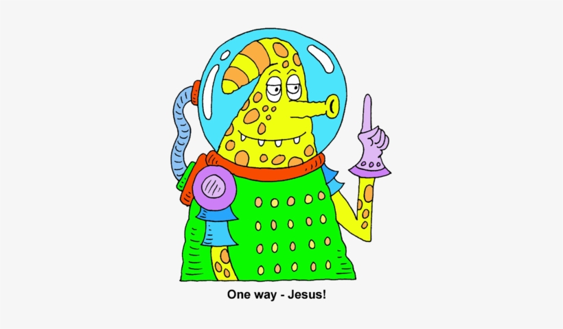 Merchandise License For Image Number 2371 One Way Jesus, transparent png #421534