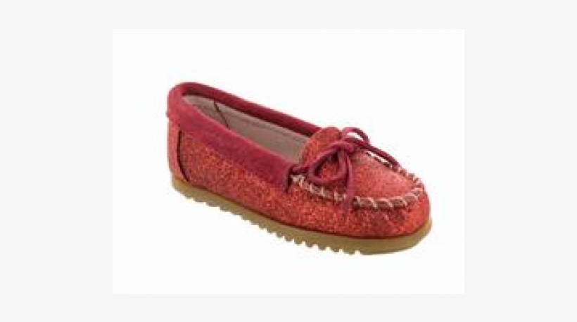 Minnetonka Children's Moccasins And Slippers Glitter - Slip-on Shoe, transparent png #421636