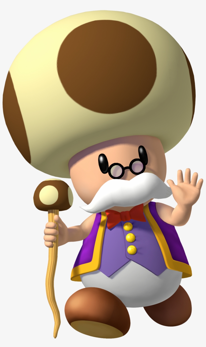 Nintendo Clipart Mario Character - Super Mario Toadsworth, transparent png #421750
