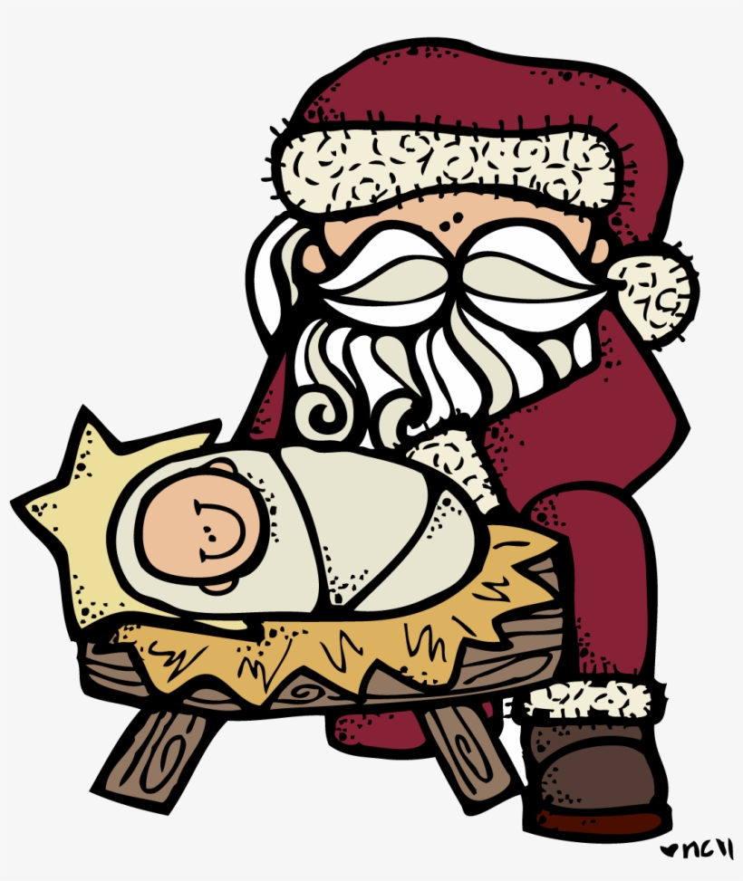 Merry Christmas Jesus Clipart Download - Melonheadz Christmas Clipart, transparent png #421754