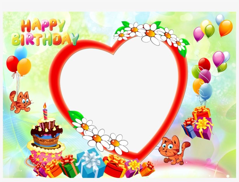 Download Png Images - Happy Birthday Frame Png Hd, transparent png #421922