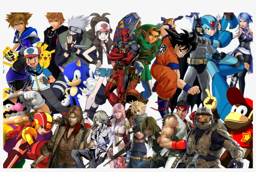 Video Game Characters Wallpaper - Lots Of Game Characters, transparent png #421978