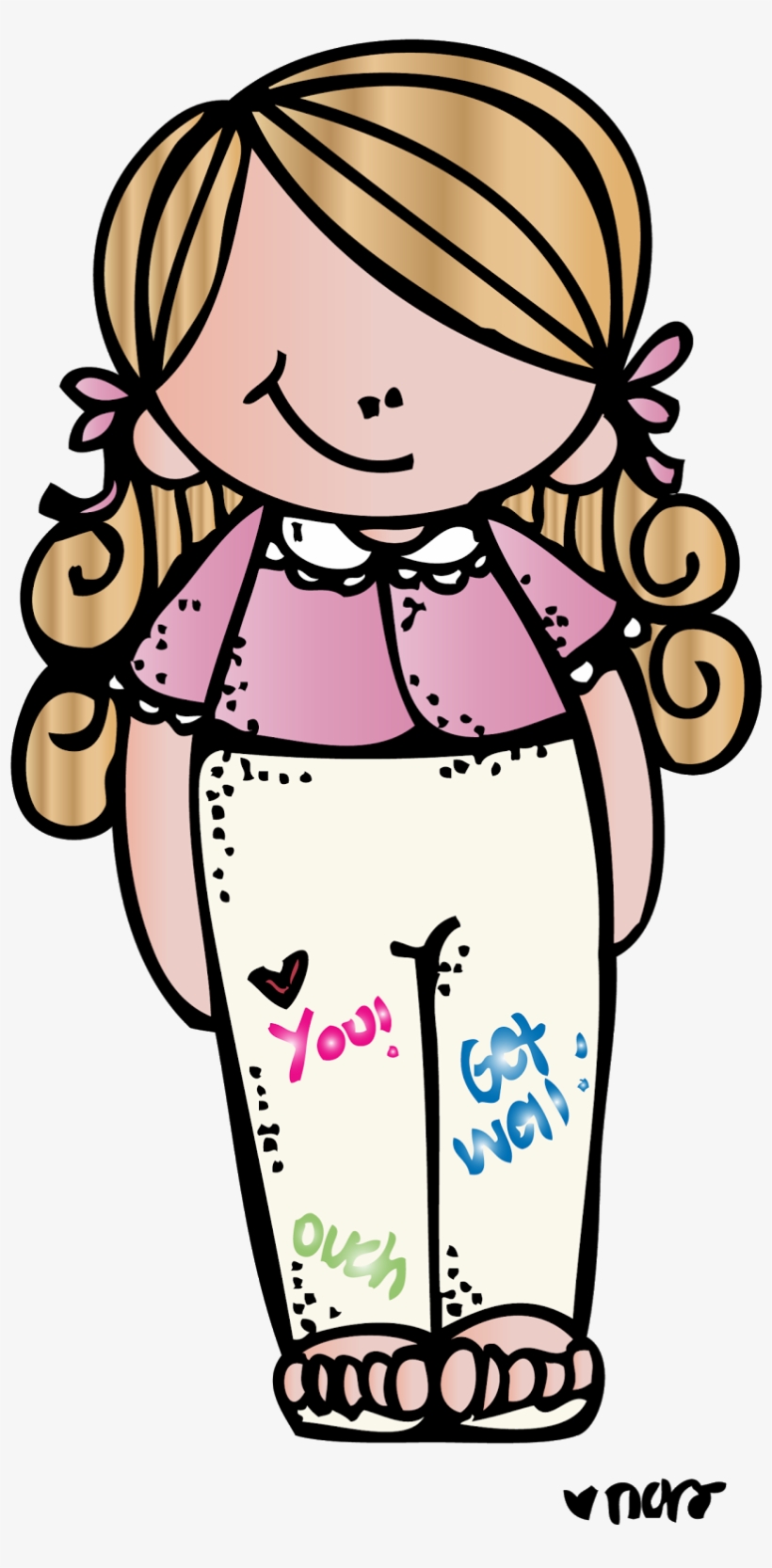 Melonheadz Mary With Jesus Clipart - Marcos Para Gafete De Preescolar, transparent png #422114