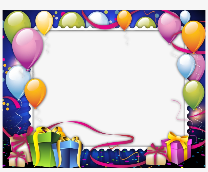 Birthday Frame Png Images Free Download Clip Free - Frames Happy Birthday Png, transparent png #422131