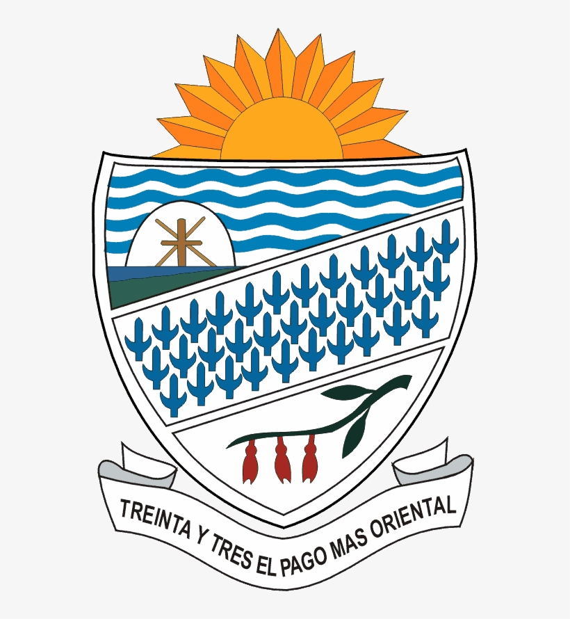 Coat Of Arms Of Treinta Y Tres Department - Departamento De Treinta Y Tres, transparent png #422264