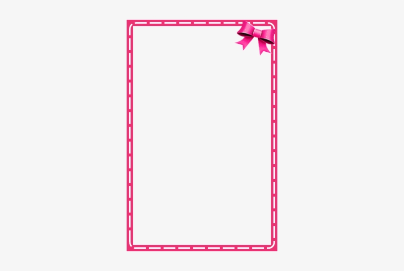 Pink By Thekarinaz On Deviantart - Pink Frame Png Hd, transparent png #422330